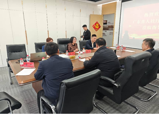 广东省人社厅调研组莅临山东金创业公司调研指导